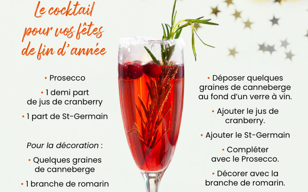 Le cocktail pour vos fêtes de fin d’année